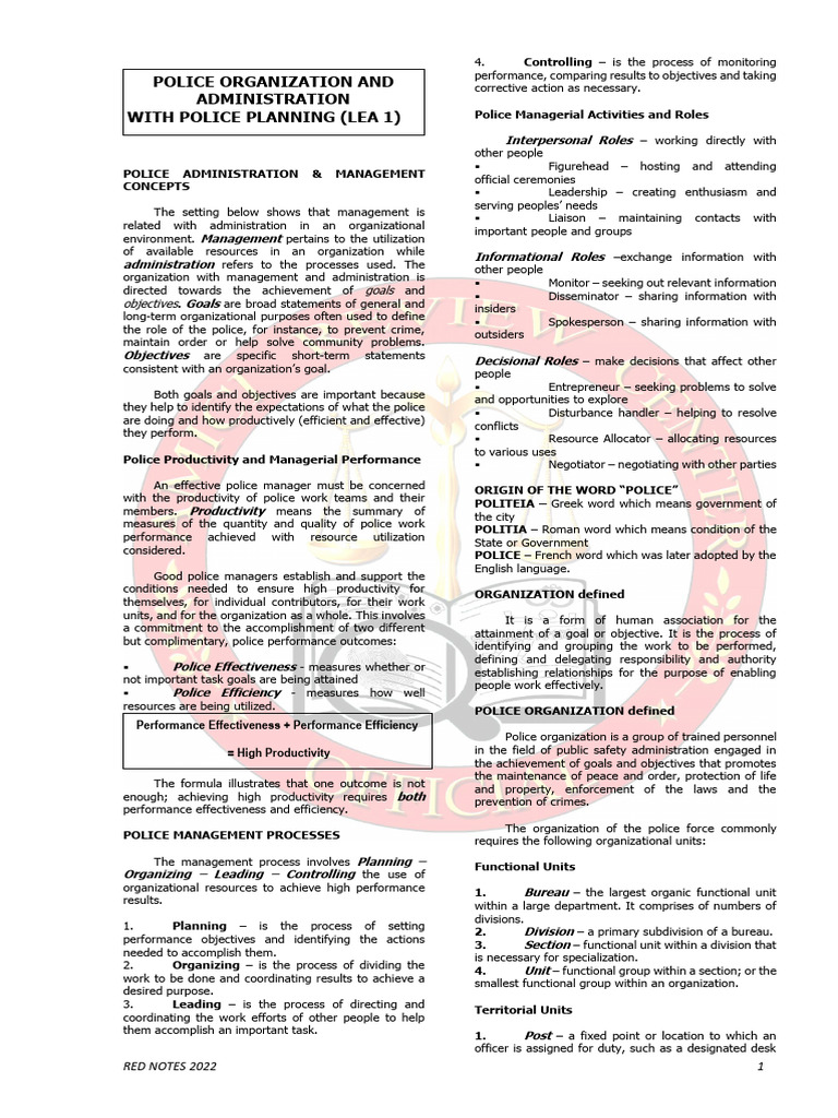 Lea - Notes 1 1 | PDF
