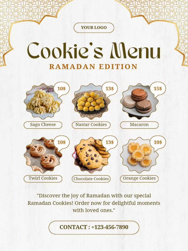 cOOKIE MENU RAMADAN | PDF