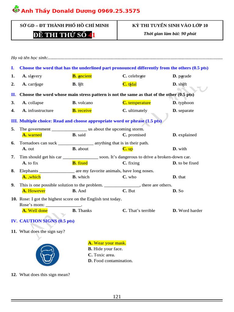 đề 41 42 43 | PDF