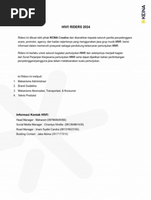 HIVI! RIDERS HOSPITALITY 2024 