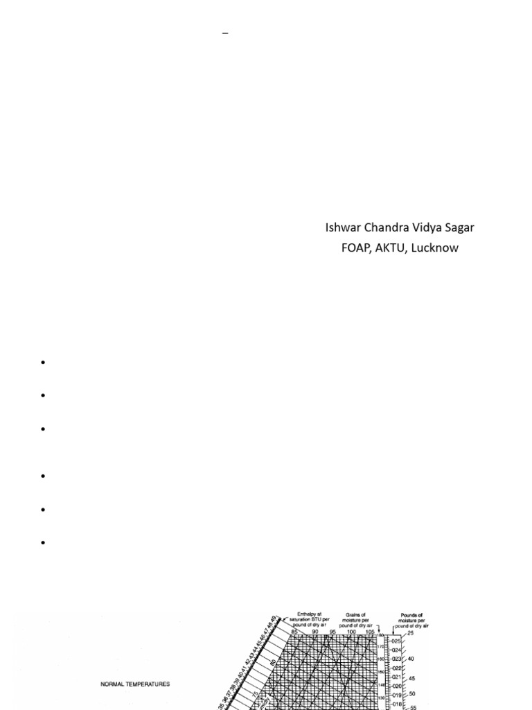 506 Module-1 Introduction & Principles - Psychrometric Chart | PDF