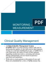 Monitoring and Measurement