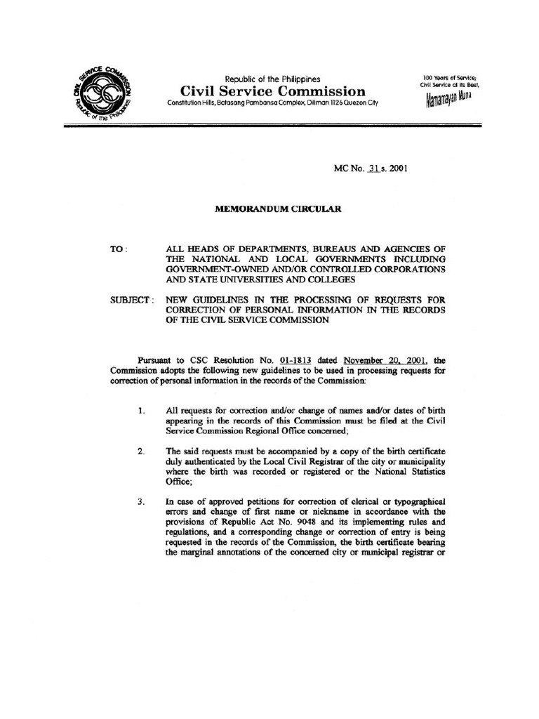 MC 31 S 2001 | PDF