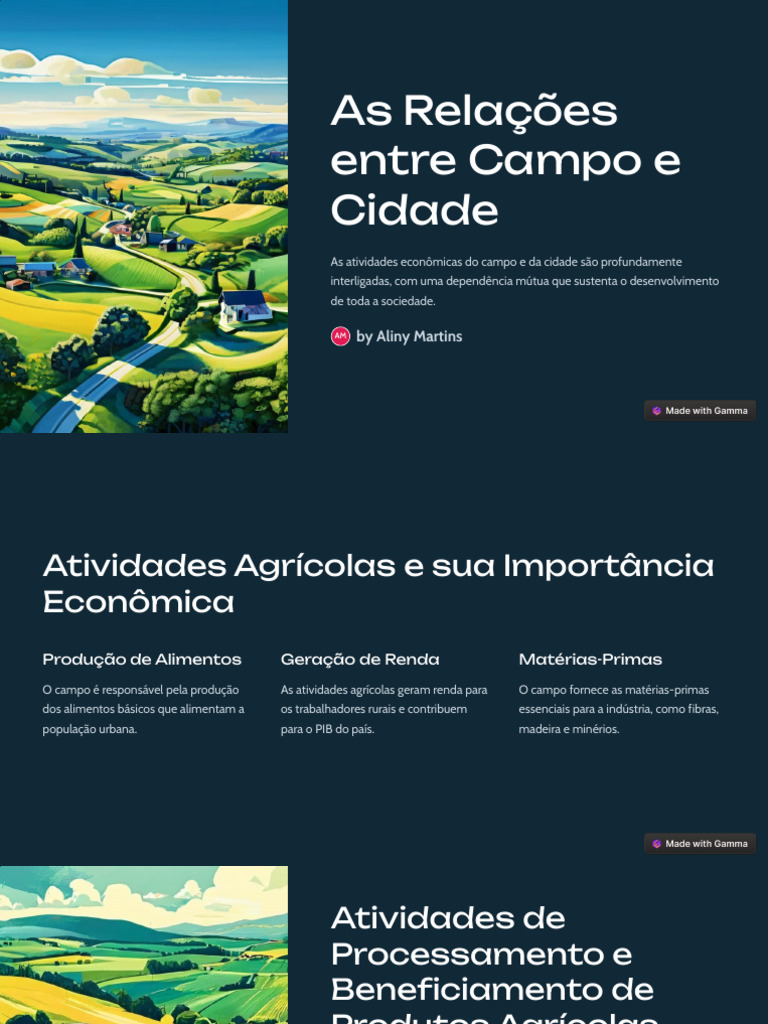 As Relacoes Entre Campo e Cidade | PDF