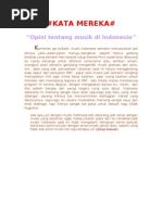 Download Opini Bagus Tentang Musik Di Indonesia by tie_erde SN77009220 doc pdf