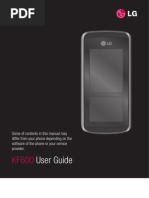 Download LG KF-600 by kor_m8 SN7700926 doc pdf