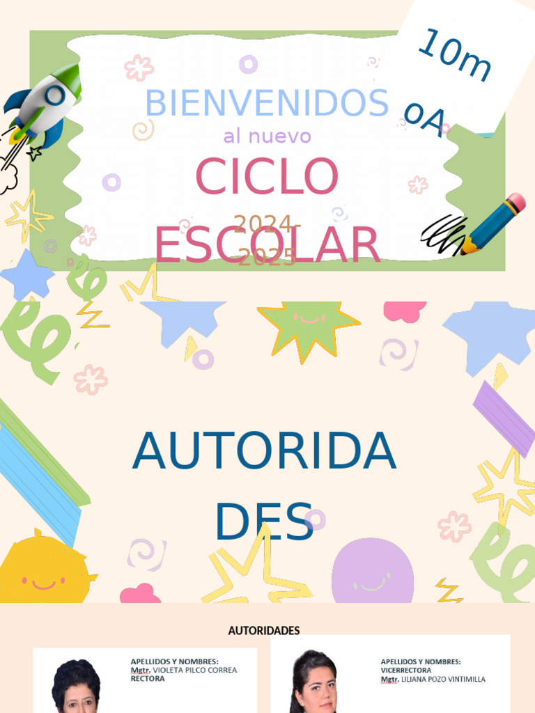 Presentación Inicio de Clases 2024-2025 | PDF
