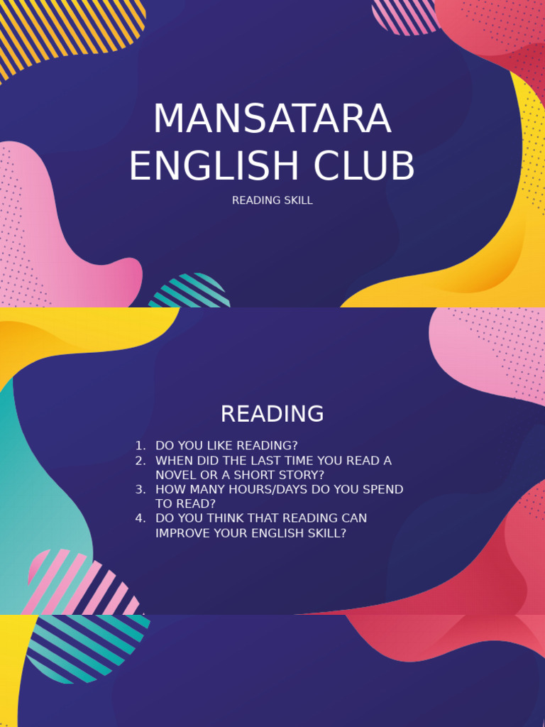 Reading pdf
