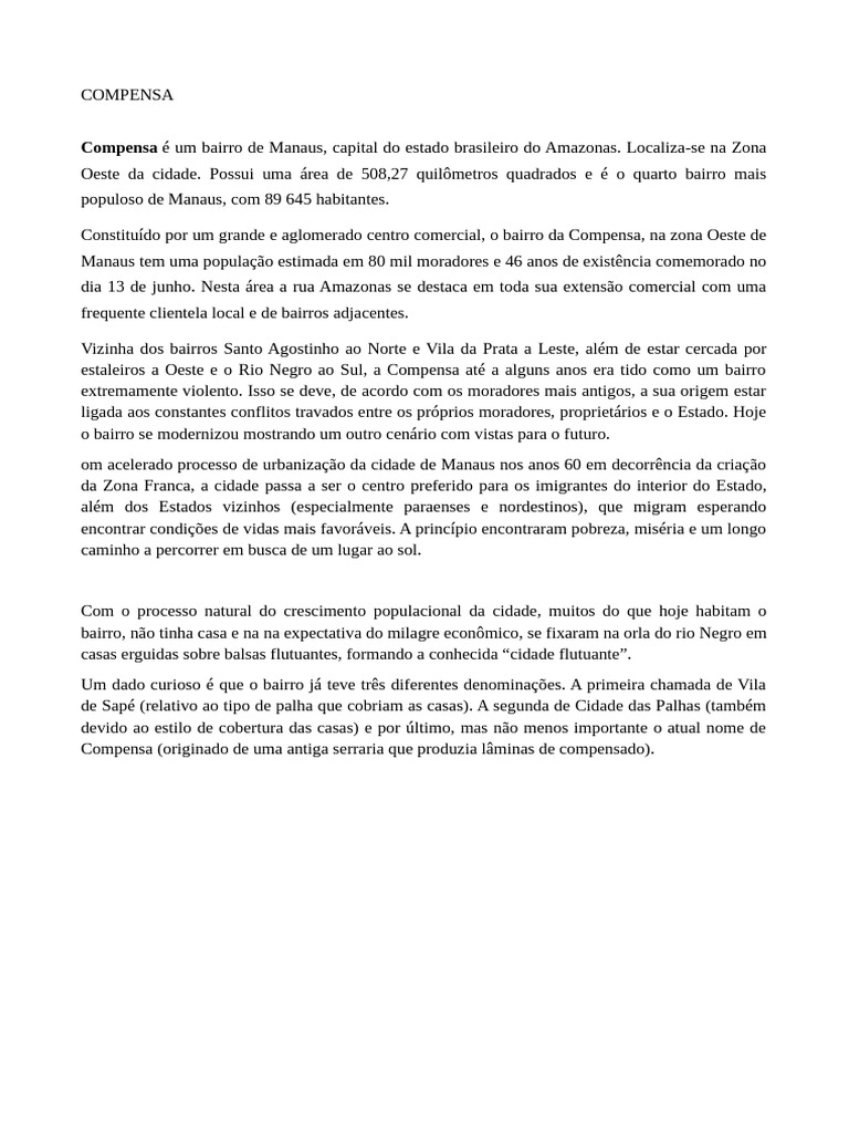 Compensa | PDF
