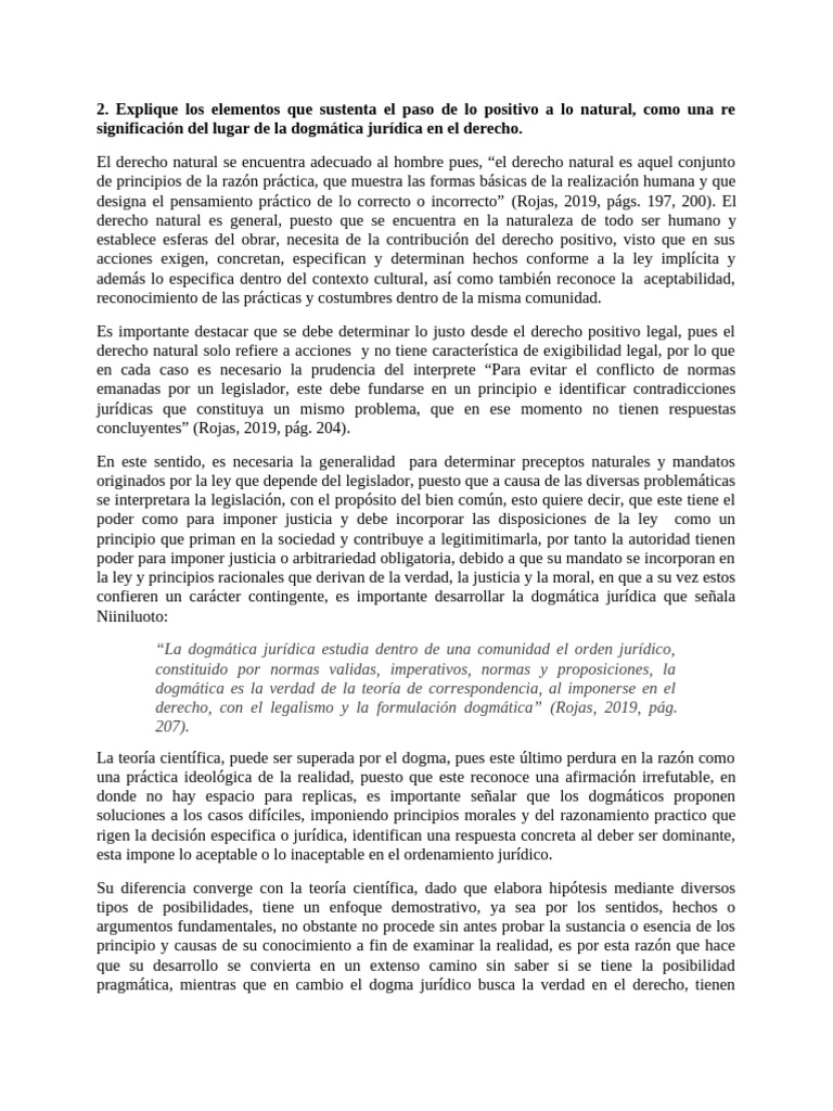 Que Es La Dogmatica Juridica