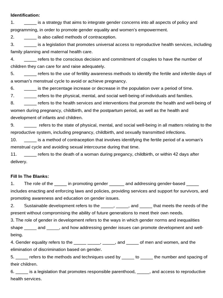 Popdev Practice Quiz PDF Family Planning Social Science