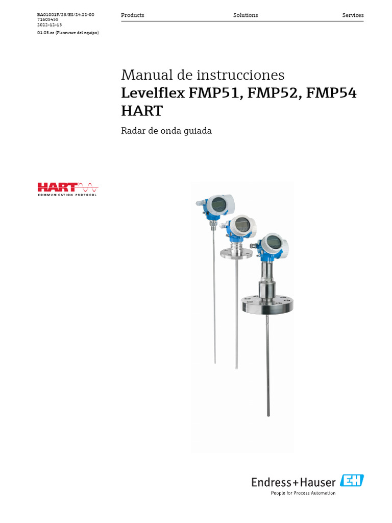 Manual Levelflex FMP51,52.54 | PDF