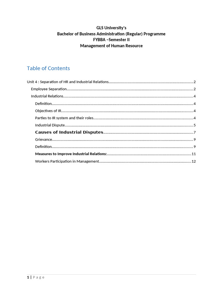 MHR Unit 4 | PDF