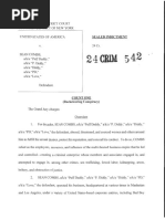 Combs Indictment 24 Cr. 542