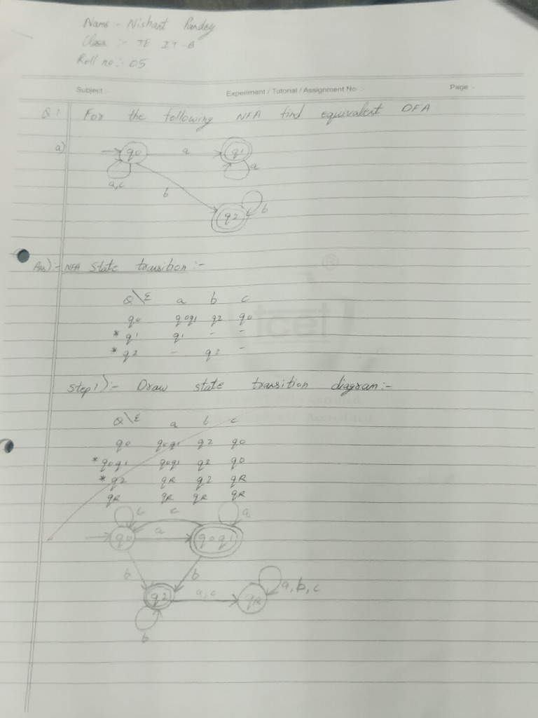 At Tutorial | PDF