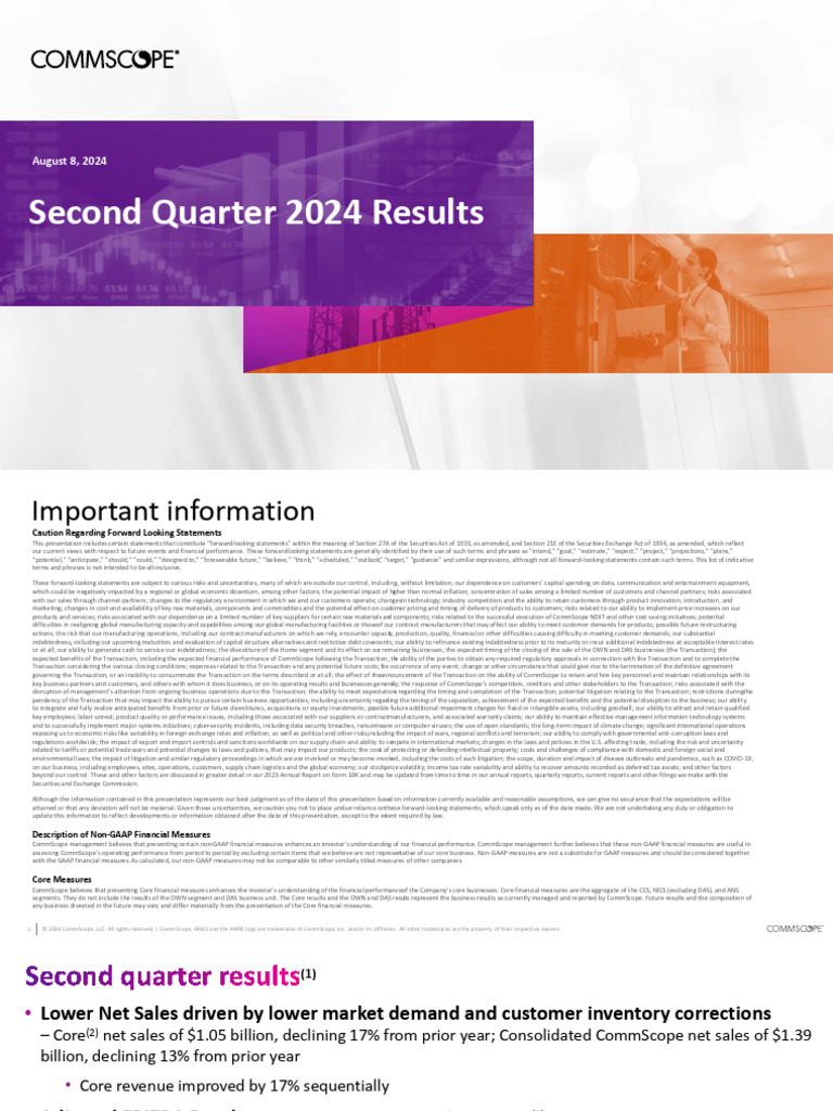 CS 2Q'24 Earnings Presentation - Vfinal | PDF