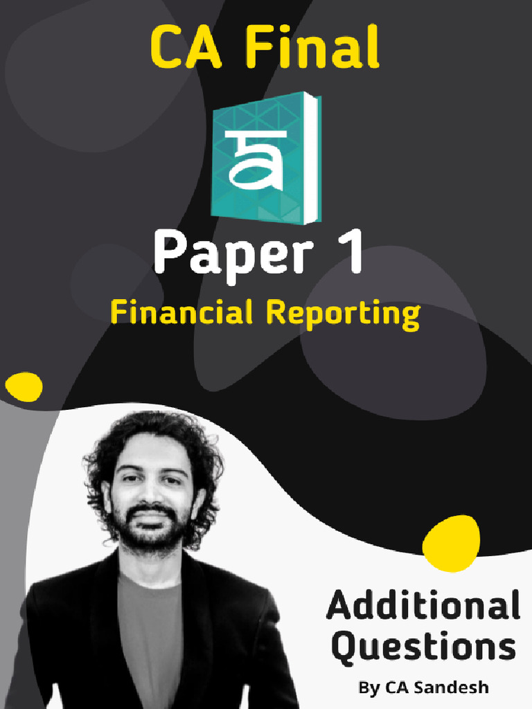 CA Final Additional Questions Final Lyst7340 | PDF