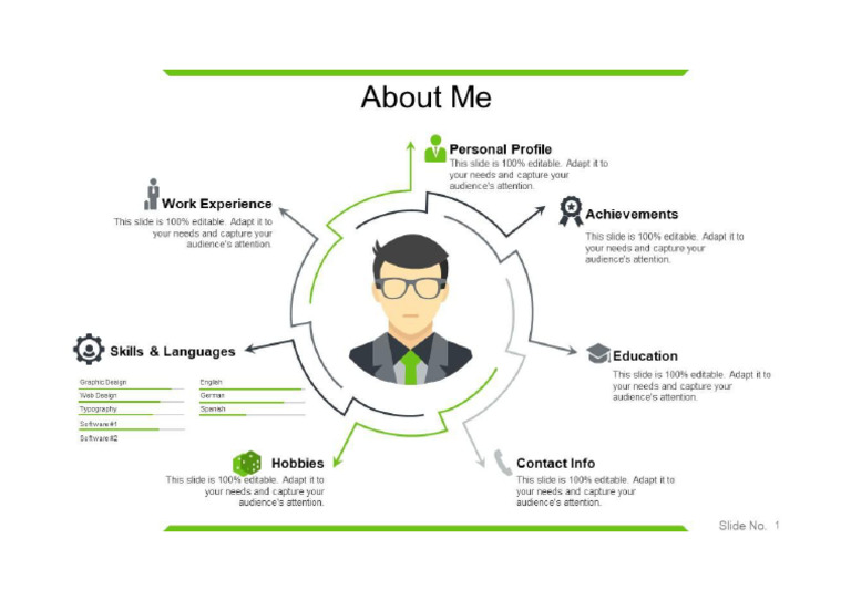 About Me Powerpoint Presentation Examples Slide01 | PDF