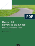 Dvajset Let Slovenske Državnosti - Izbrani Politološki Vidiki - Cirila Toplak (Ur.) (Zbornik)