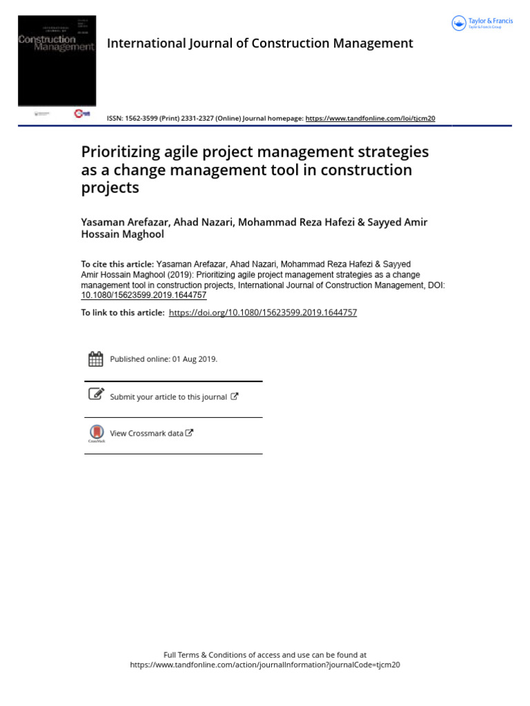 Prioritizing Agile Project Management Strategies As A Change Management ...
