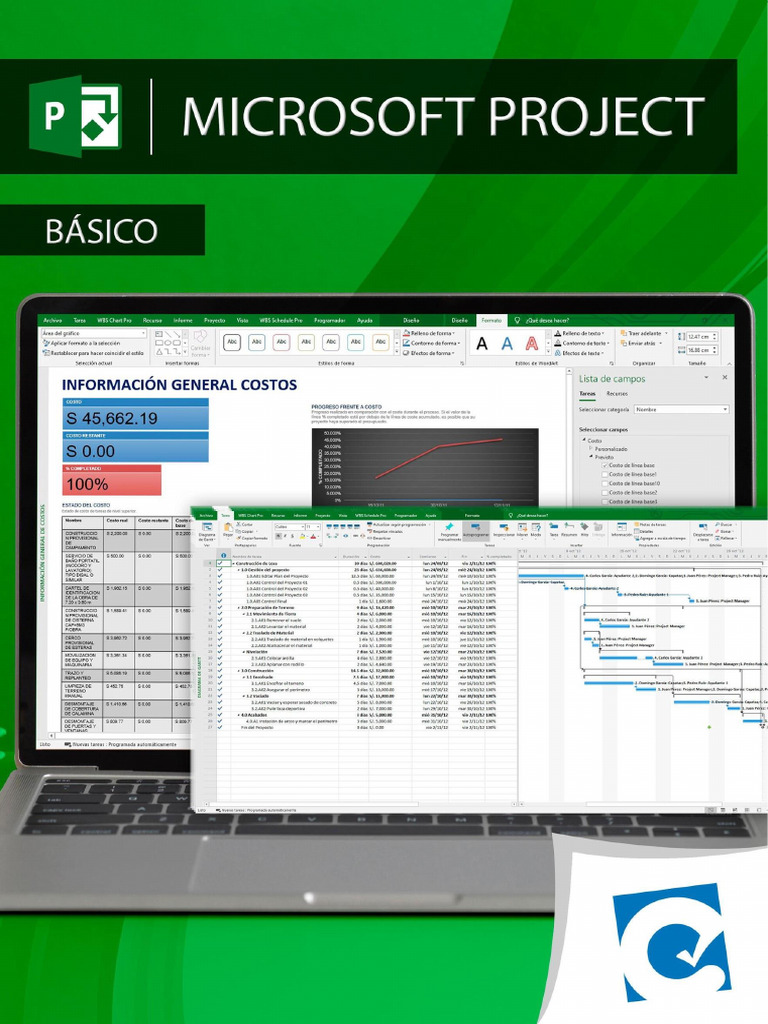 Microsoft Project 2019-Bas-Sesión 2-Manual 1 | PDF | Informática ...
