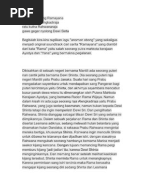 Ceritane Wayang Ramayana Pdf