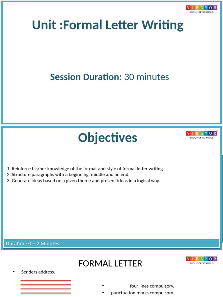 G8, 9, 10 Formal and Informal Letter Writing | PDF