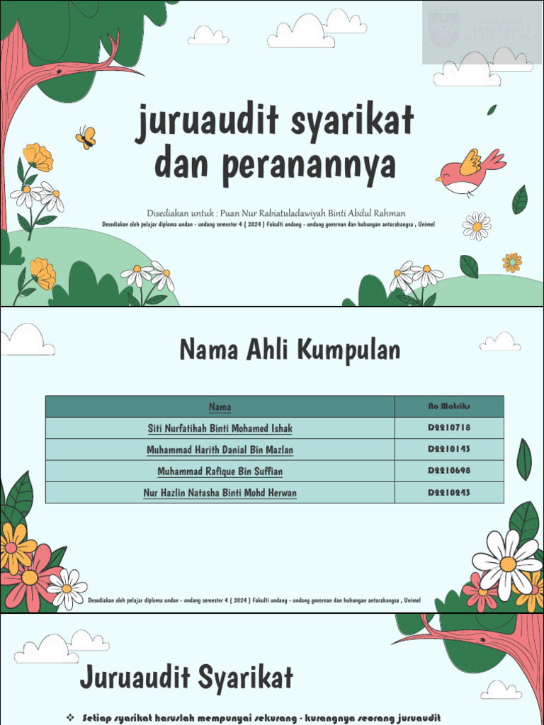 Juruaudit Syarikat | PDF