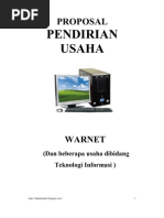 Download Contoh Proposal Usaha Warnet by andy suhandi SN77019129 doc pdf