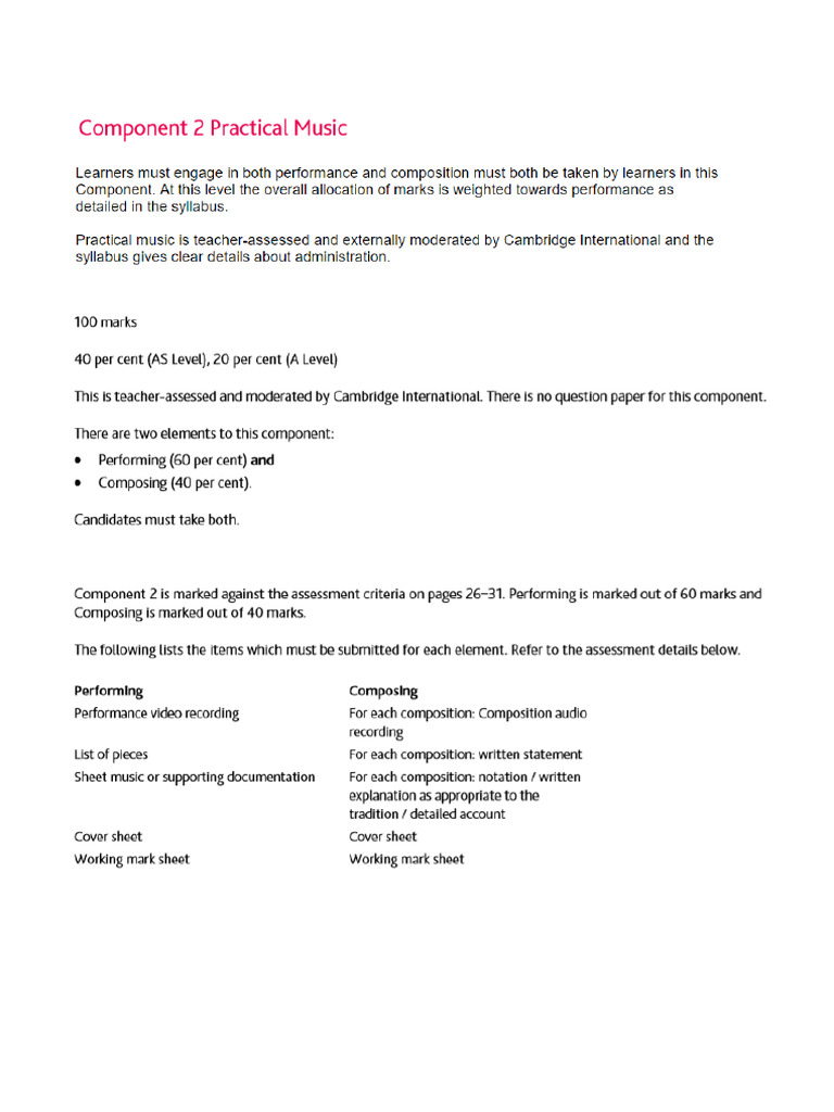 Practical Music Overview | PDF