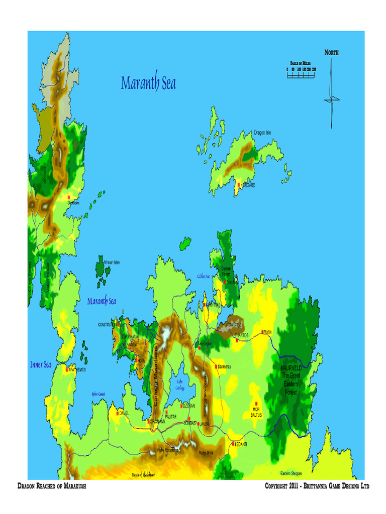 Dragon reaches map pdf