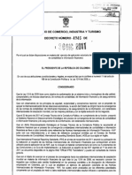 Decreto 4946 Dic 30 de 2011 Aplicacion Voluntaria Nic - Niif