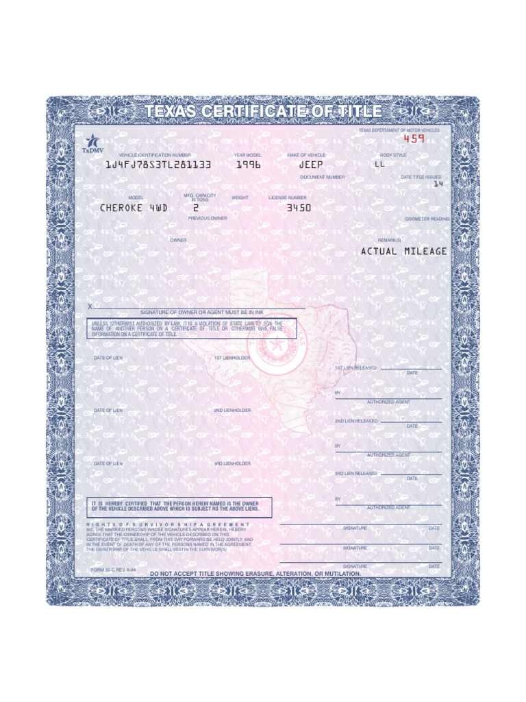 Titulo Original Texas | PDF