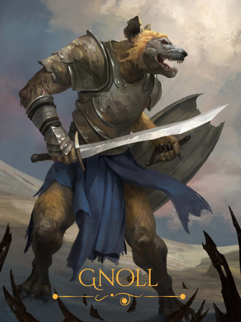 Exploring Gnoll Culture and Classes | PDF | Law | General Fiction