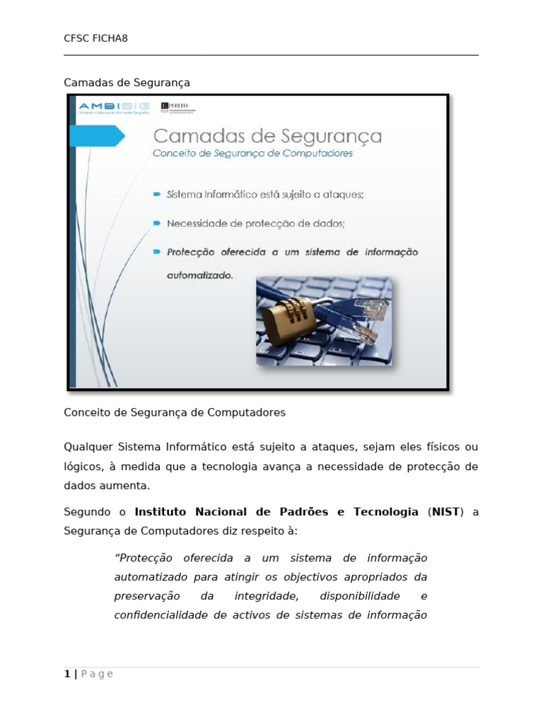 CFSC Ficha8 | PDF