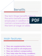 Fringe Benefits 117