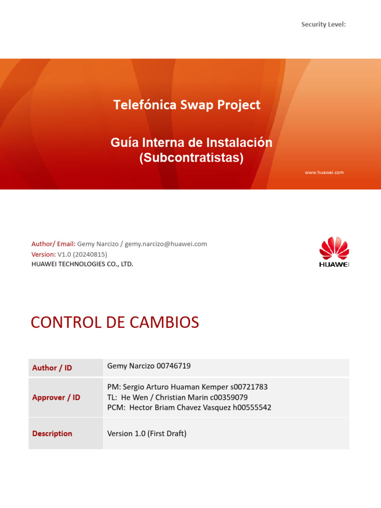 7 Guía Interna De Instalación V1 0 Pdf