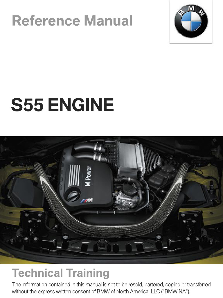 S55 Engine Technical Reference Manual | PDF | Engines | Turbocharger