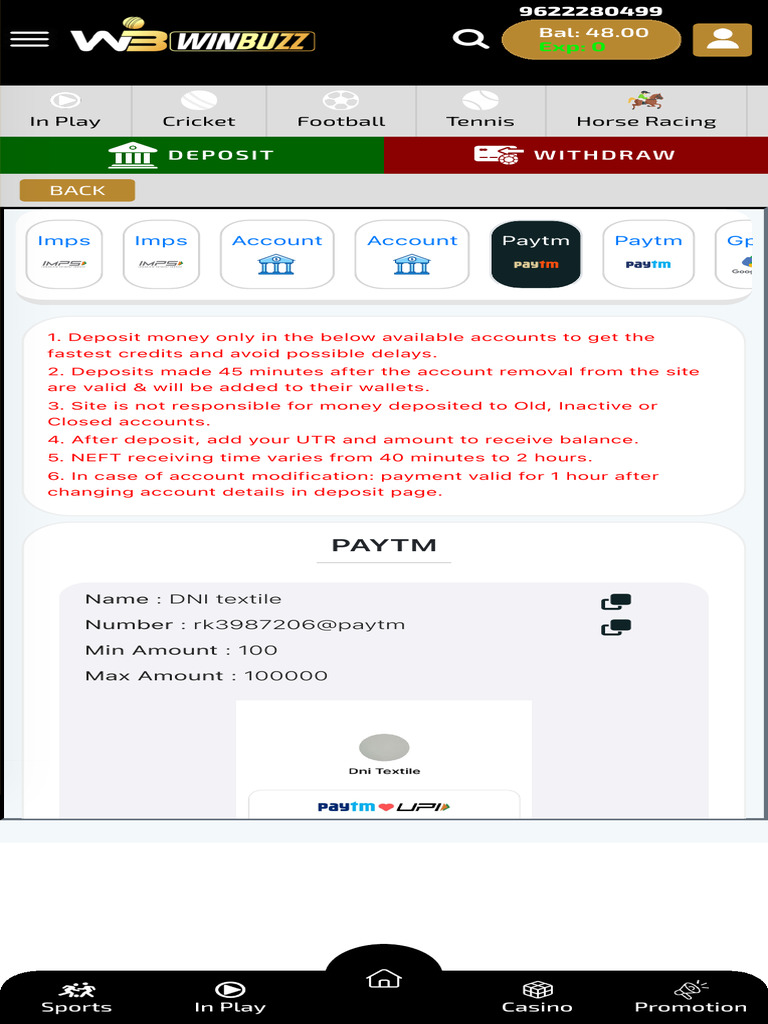 Winbuzz India's Most Trusted Gaming Company | PDF