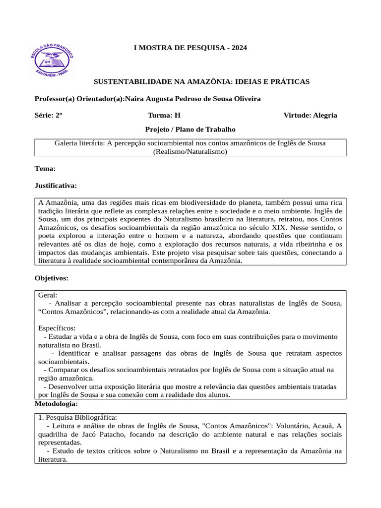 Projeto Mostra | PDF