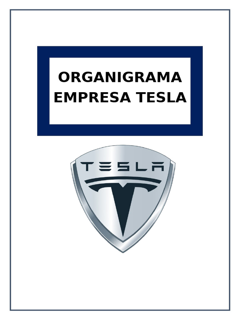 Organigrama - Tesla | PDF