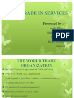 Wto Trade in Services: Presented By