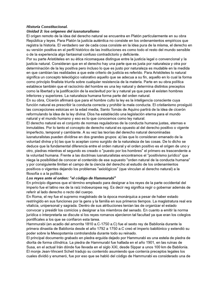 Orígenes del Derecho Natural | PDF | La Ley natural | Biblia