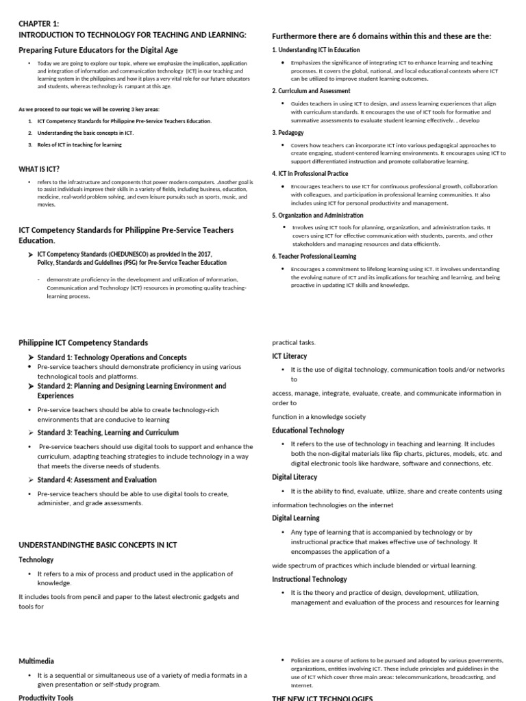 TTL Reviewer Prelim Chapter 1 2 | PDF