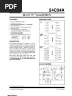 Eeprom 24c04a - Microchip
