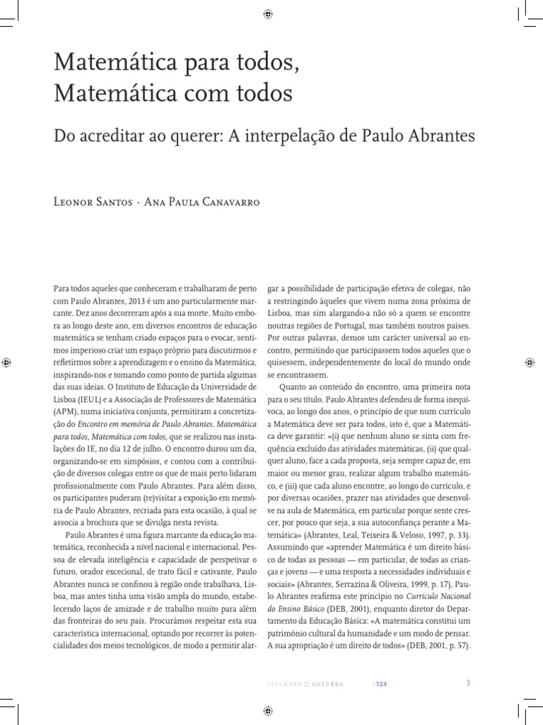 EM124+Matemática+para+todos | PDF