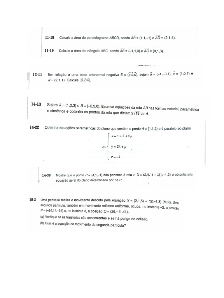 Lista GA Exercícios para P2 | PDF