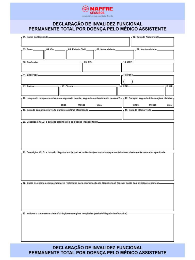 FAM DeclaracaoInvalidezDoencaMedicoAssistente sinistrosapartir25SET2012 ...