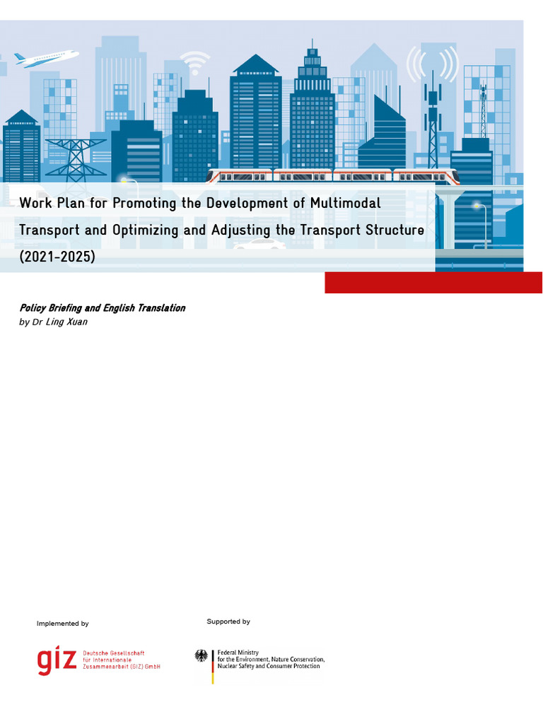 Policybriefing - Work Plan For Promoting The Development of Multimodal ...