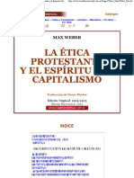 1la Editorial Virtual - Max Weber - Le Ética Protestante y El Espíritu Del Capitalismo